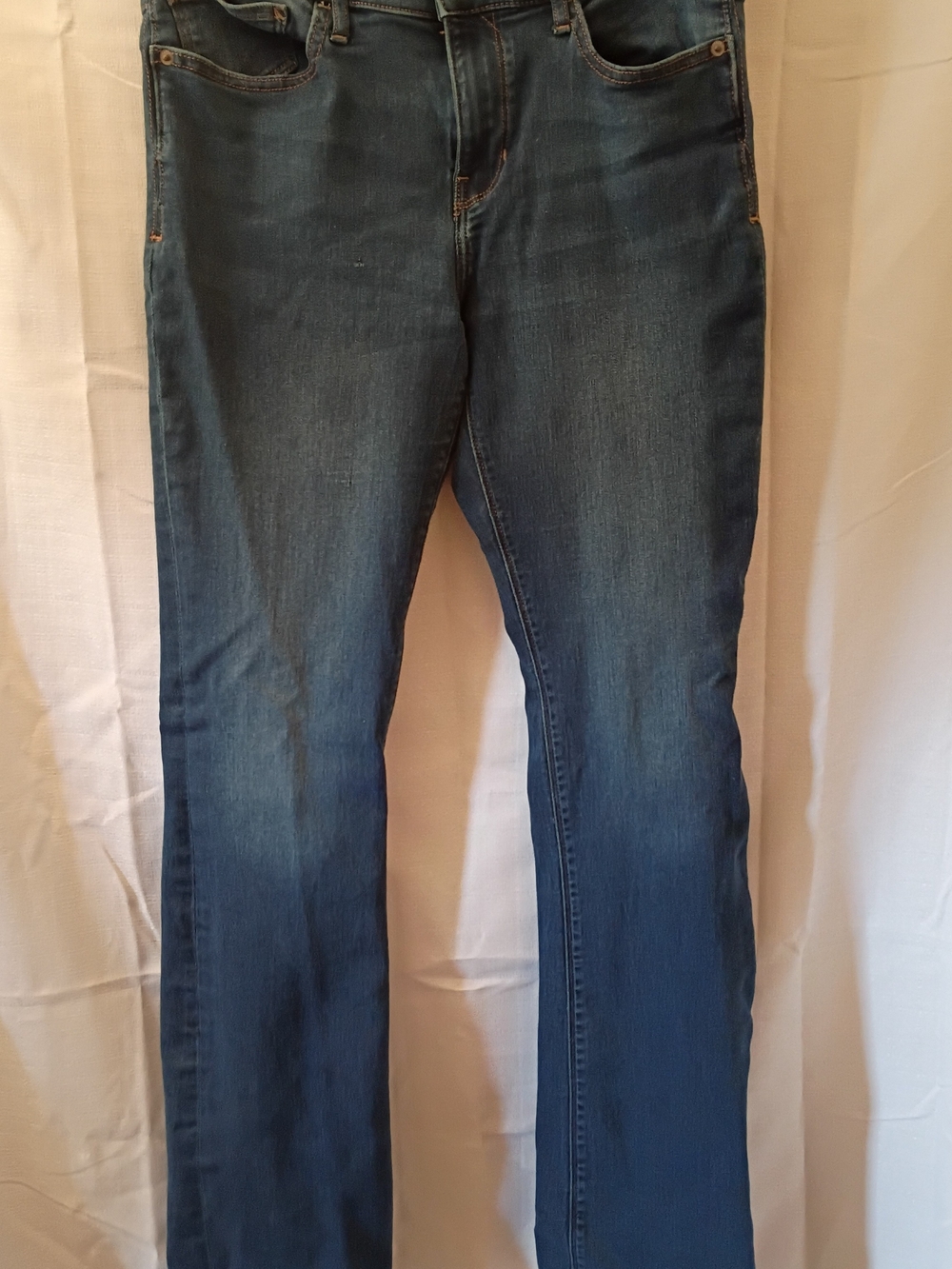 Women’s Mid-Rise Blue Denim Jeans